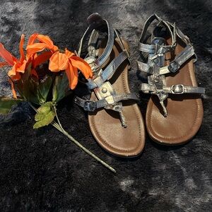 Metallic Colored Gladiator Sandals!